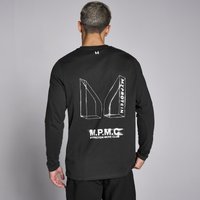 Myprotein UK MP Men's Long Sleeve Top - Washed Black
