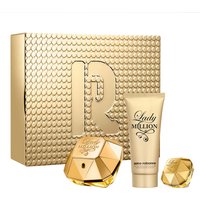 Paco Rabanne Lady Million 80ml Eau de Parfum and 100ml Sensual Body Lotion Set with 5ml Eau de Parfum