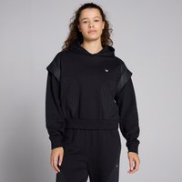 Myprotein UK MP Women's Tempo Graphic Crop Hoodie - Black