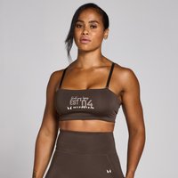 Myprotein UK MP Women's Origin Graphic Training Sports Bra - Coffee - XS