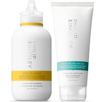 Philip Kingsley Body Building Shampoo 250ml and Moisture Balancing Conditioner 200ml Duo
