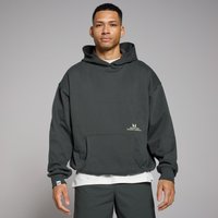 Myprotein UK MP Retro Oversized Hoodie - Washed Black