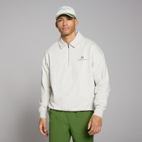 Myprotein UK MP Men's Retro Collared 1/4 Zip - Grey Marl - S