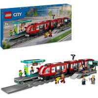 LEGO City Downtown Tram and Station Building Toy Set 60423