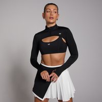 Myprotein UK MP Women's Tempo Super Crop Jacket - Black - XL