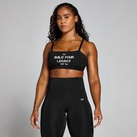 Myprotein UK MP Women's Origin Graphic Training Sports Bra - Black