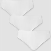 Myprotein UK MP Women's Mid Rise No VPL Bikini Brief (3 Pack) - White