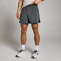 Myprotein UK MP Men's Velocity Ultra 5  2-in-1 Shorts - Dark Grey