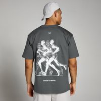 Myprotein UK MP Velocity Ultra Graphic Jogging T-Shirt - Dark Grey
