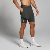 Myprotein UK MP Men's Tempo 2 in 1 Shorts - Night Grey - XS