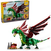 LEGO Creator 3in1 Medieval Dragon Figure, Creative Toy 31161