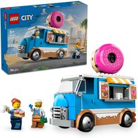 LEGO City Doughnut Truck Toy, Set with 2 Minifigures 60452