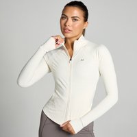 Myprotein UK MyProtein MP Women's Tempo Ultra Curved Seam Jacket - Vanilla - XS