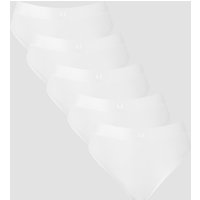 Myprotein UK MyProtein MP Women's Mid Rise Thong (5 Pack) - White