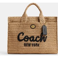MyBag Coach Straw Cargo Tote Bag