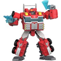 Hasbro Transformers Toys Age of the Primes Voyager Class Rescue Bot Heatwave 7” Action Figure, 8+