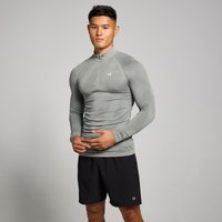 Myprotein UK MyProtein MP Men's Tempo Pillar Graphic Seamless 1/4 Zip - Storm