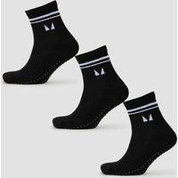 Myprotein UK My Protein MP Pilates Socks (3 pack) - Black - UK 2-5