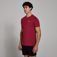 Myprotein UK MyProtein MP Men's Active Gridded T-Shirt - Deep Red - XS
