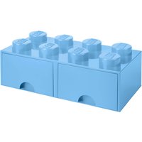 Zavvi ES|Ladrillo de almacenamiento LEGO (8 espigas) - 2 cajones - Azul real Zavvi ES|Ladrillo de almacenamiento LEGO (8 espigas) - 2 cajones - Azul real