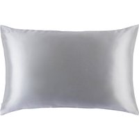 Slip Silk Pillowcase - Queen Standard - Silver