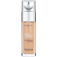 L'Oréal Paris True Match Liquid Foundation with SPF and Hyaluronic Acid 30ml (Various Shades) - 6.5W Golden Toffee