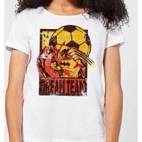 DC Comics Batman Dream Team Punch Women's T-Shirt - White - XXL