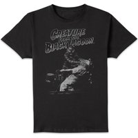 Universal Monsters Creature From The Black Lagoon Black and White Men's T-Shirt - Black - 5XL