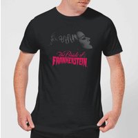 Universal Monsters Bride Of Frankenstein Greyscale Men's T-Shirt - Black - XL