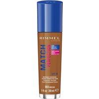 Lookfantastic Rimmel London LSF 20 Match Perfection Foundation 30 ml Verschiedene Farbtöne Mocha