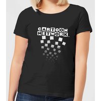 Cartoon Network Logo Fade Women's T-Shirt - Black - L