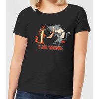 I Am Weasel Characters Women's T-Shirt - Black - L