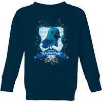 Harry Potter Kids Ravenclaw Crest Kids' Sweatshirt - Navy - 11-12 Years
