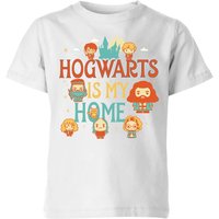 Harry Potter Kids Hogwarts Is My Home Kids' T-Shirt - White - 3-4 Years