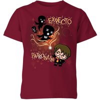Harry Potter Kids Expecto Patronum Kids' T-Shirt - Burgundy - 11-12 Years