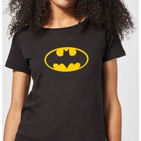 Justice League Batman Logo Women's T-Shirt - Black - L