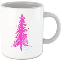 Pink Christmas Tree Mug