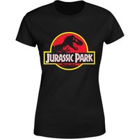 Classic Jurassic Park Logo Women's T-Shirt - Black - L