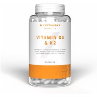 myvitamins UK Myvitamins Vitamin D3 & K2 Capsules - 90CAPSULES, 90servings