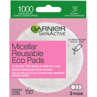 Garnier Micellar Reusable Make-Up Remover Pads in One Colour