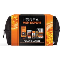 Set Regalo per Lui L'Oreal Paris Men Expert Fully Charged Washbag 4 Piece