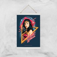Wonder Woman Welcome To The 80s Giclee Art Print - A3 - White Hanger