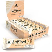 Image of Myprotein Crispy Layered Protein Bar - 12 x 58g - White Chocolate Peanut