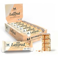 Image of Myprotein Crispy Layered Protein Bar - 12 x 58g - White Chocolate Peanut