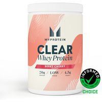 Myprotein Profitez de 20% de réduction sur Clear Whey Isolate 500g 20 portions Saveurs Baies Cerise