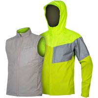 Endura Men's Urban Luminite PrimaLoft® 3-in-1 Jacket - Bright Yellow | Extra 10% off first order.