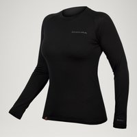 Endura Women's Baabaa Blend L/S Base Layer - Black | Extra 10% off first order.