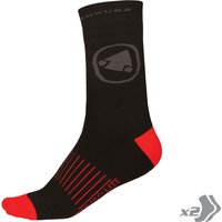 Endura THERMOLITE® II Socks Twin Pack - Black | Extra 10% off first order.