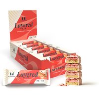 Myprotein Sichern Sie sich 18% Rabatt auf ErdbeerLayered Proteinriegel 12 x 60g