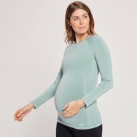 Myprotein UK MP Women's Maternity Seamless Long Sleeve T-Shirt - Ice Blue - XS